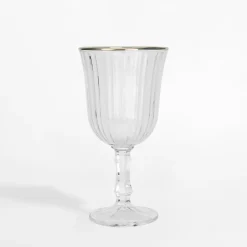 Kieliszek ze złotym rantem 240 ml