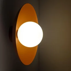 Kinkiet ceglana czerwień SLATE BRICK GLASS