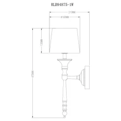 Kinkiet CLOE RLB94875-1W