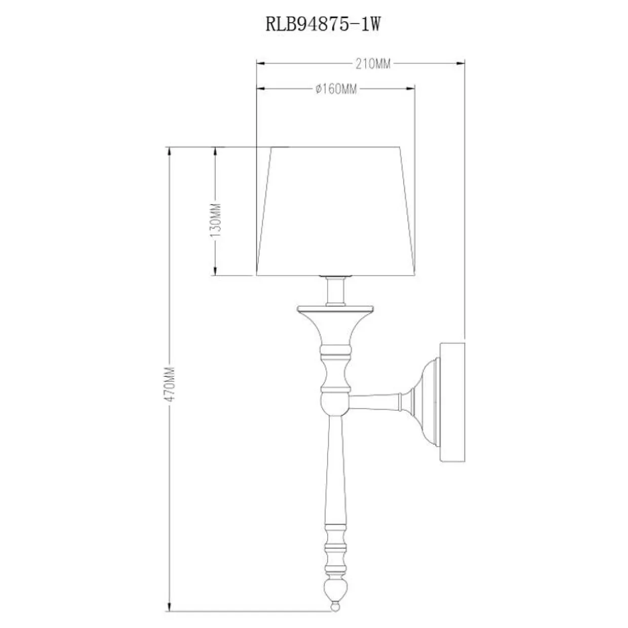 Kinkiet CLOE RLB94875-1W