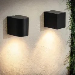 Kinkiet elewacyjny HARMONIA IP44 czarny