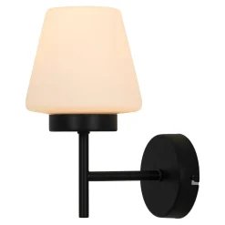 Kinkiet klasyczny czarny REBEL