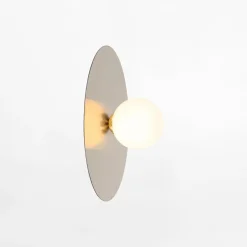 Kinkiet kulisty klosz złoty SPOLETTO