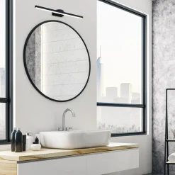 Kinkiet LED 12W czarny ARVI 40 cm