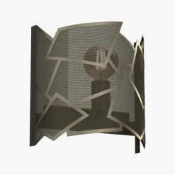 Kinkiet nowoczesny tytanowe złoto CAMO I