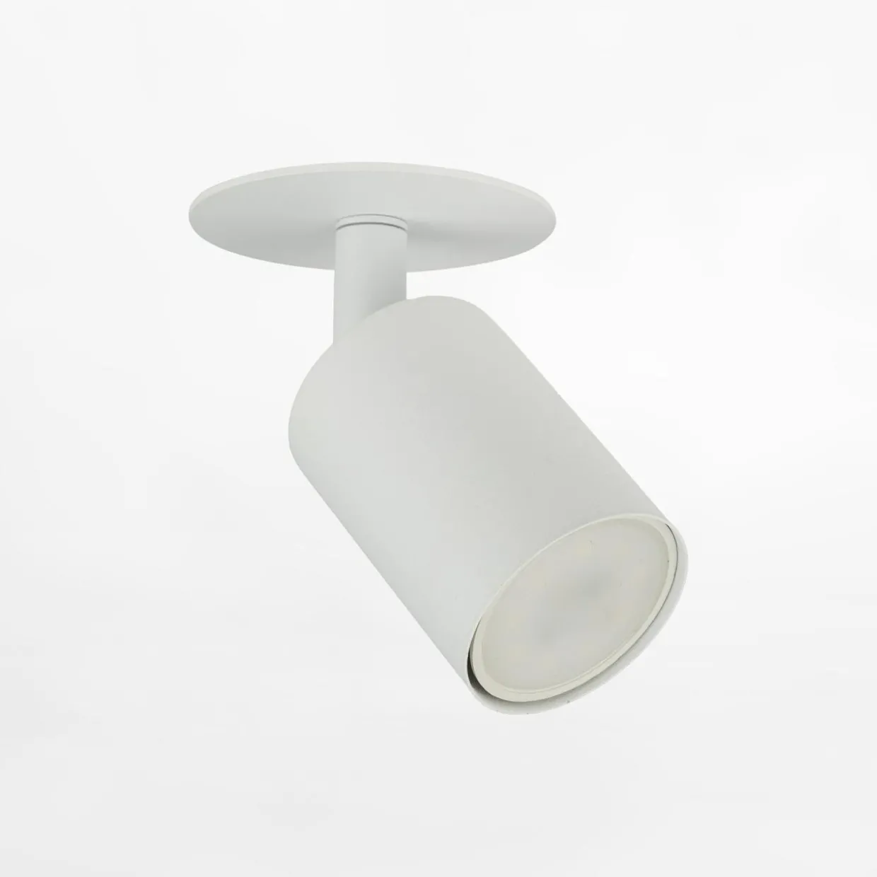 Kinkiet spot podtynkowy 1 reflektor biały NEX