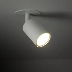 Kinkiet spot podtynkowy 1 reflektor biały NEX