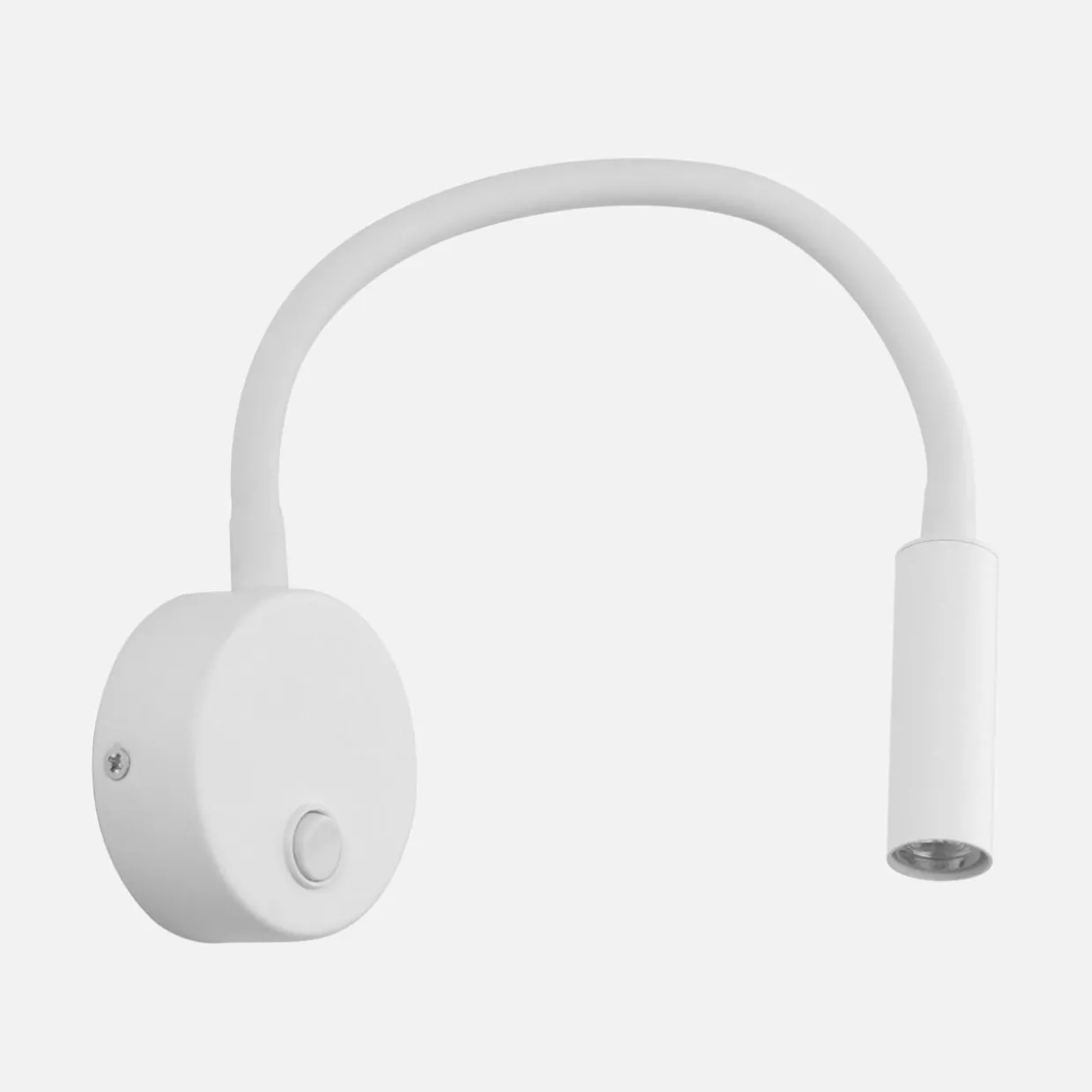 Kinkiet z włącznikiem biały LAGOS