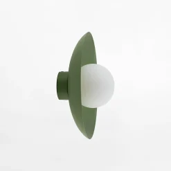 Kinkiet zielony SLATE PEAPOD GLASS