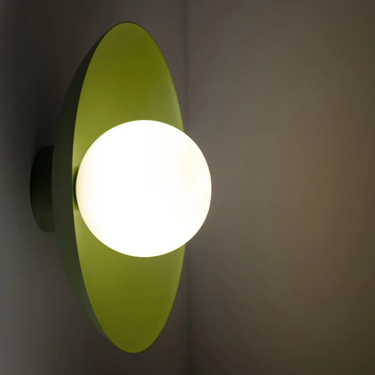 Kinkiet zielony SLATE PEAPOD GLASS