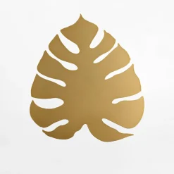 Kinkiet złoty liść MONSTERA