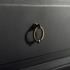 Klasyczna szafka nocna czarna CLESS