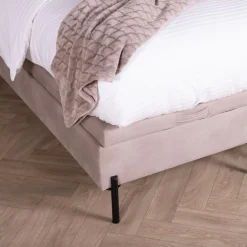 Łóżko beżowe DONNA DUO SOFT 160 cm