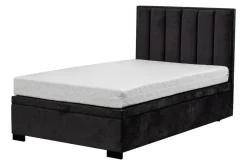 Łóżko czarne MONA VERTICAL 120 cm