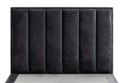 Łóżko czarne MONA VERTICAL 180 cm