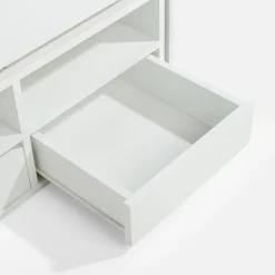 Łóżko dziecięce z szufladami i półkami ELIOT