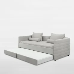 Łóżko LOLO z 2 materacami i poduszkami