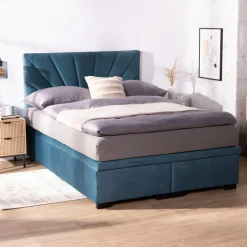 Łóżko niebieskie MONA SUN 160 cm