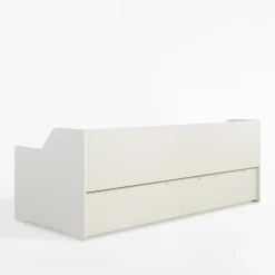 Łóżko rozsuwane białe LARS 160x200 cm