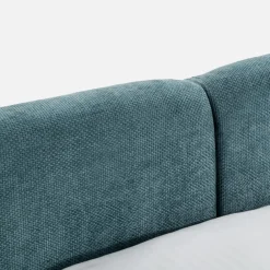 Łóżko tapicerowane niebieskie ERICA ALTO 160x200 cm