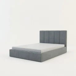 Łóżko welurowe ROCK 140x200 cm