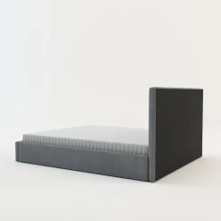 Łóżko welurowe ROCK 160x200 cm
