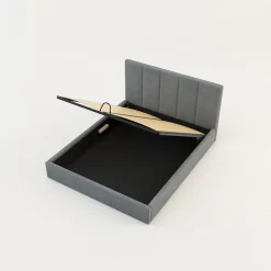 Łóżko welurowe ROCK 160x200 cm