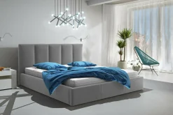 Łóżko welurowe ROCK 160x200 cm