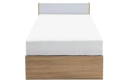 Łóżko z materacem i pojemnikiem 90 cm lewe IMOLA