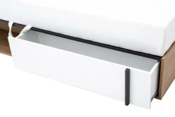 Łóżko z materacem i pojemnikiem 90 cm lewe IMOLA