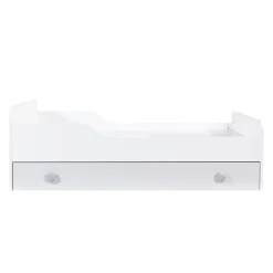 Łóżko z materacem szare TOP BABY 80x160