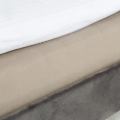 Łóżko z szufladą do spania ciemnoszare FORTINE 90x200