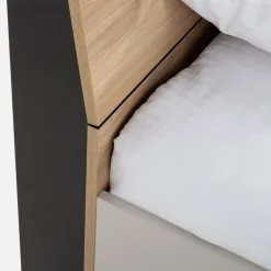 Łóżko ze stelażem i pojemnikiem MAZE 120x200