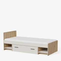 Łóżko ze stelażem, 90x200