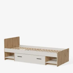 Łóżko ze stelażem, 90x200