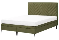 Łóżko zielone DONNA FIR 160 cm