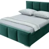 Łóżko zielone FABRIZZIO SQUERE P 160x200 cm
