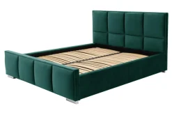 Łóżko zielone FABRIZZIO SQUERE P 160x200 cm