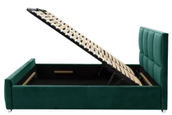 Łóżko zielone FABRIZZIO SQUERE P 160x200 cm