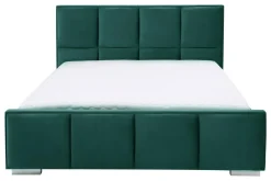 Łóżko zielone FABRIZZIO SQUERE P 160x200 cm