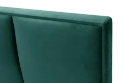 Łóżko zielone FABRIZZIO SQUERE P 160x200 cm