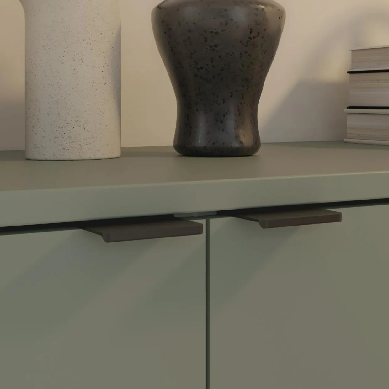 Komoda 2 - drzwiowa GANYMEDE szałwia