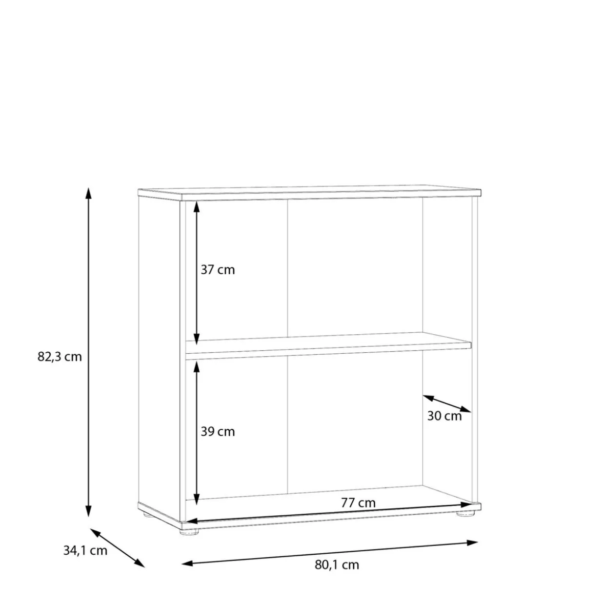 Komoda 2 - drzwiowa GANYMEDE szałwia