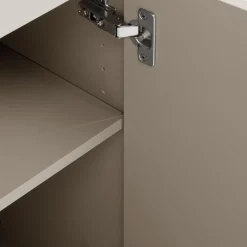 Komoda 2- drzwiowa z szufladą GANYMEDE jasny beż