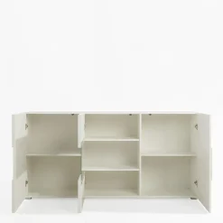 Komoda biała nowoczesna szeroka PATRIK