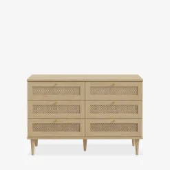 Komoda boho z 6 szufladami CALASETTA