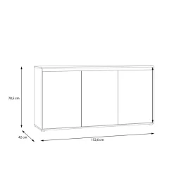 Komoda do salonu SKELPE