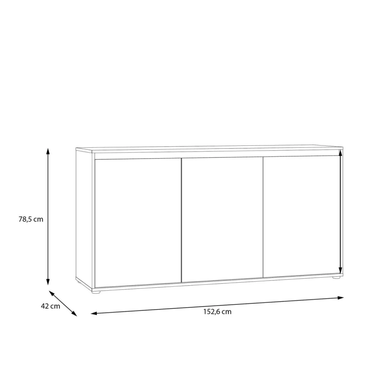 Komoda do salonu SKELPE