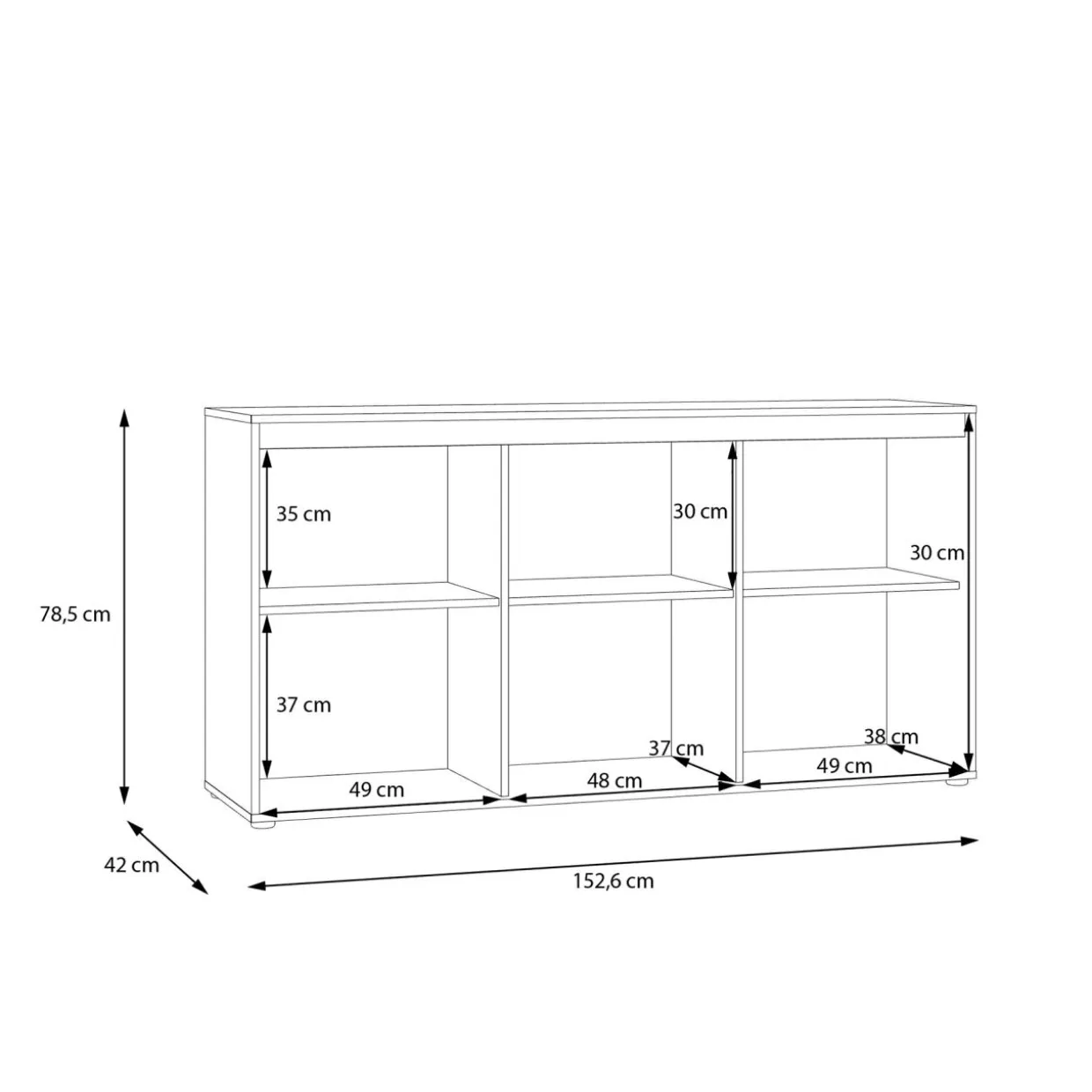 Komoda do salonu SKELPE