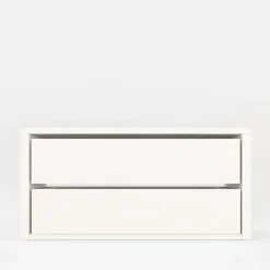 Komoda do szafy INNER II z 2 szufladami BASIC 100 biała